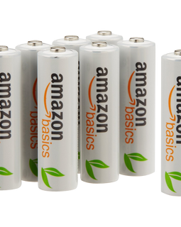 AmazonBasics 8 Pack AA Ni-MH Pre-Charged Rechargeable Batteries